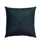Sunflower Serenade Outdoor Pillow - Back View